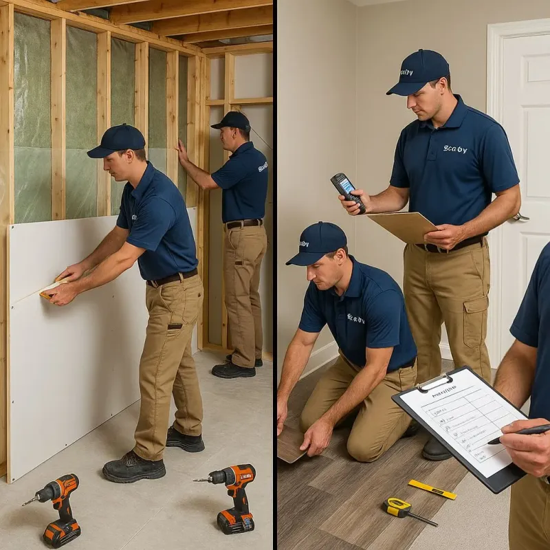 Repairs and Reconstruction process in Hokendauqua, PA