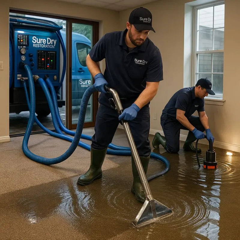 Water Extraction and Removal process in Hokendauqua, PA